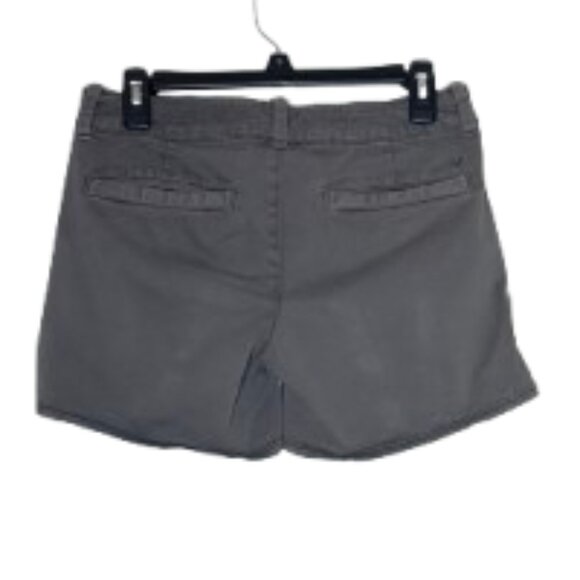 American Eagle Gray Midi Twill Super Stretch Shorts Size 6 - Picture 2 of 9